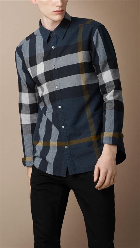 burberry brit nelson flannel|burberry her men's clothing.